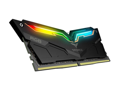 Team T-Force Night Hawk RGB 16GB (2 x 8GB) 288-Pin DDR4 SDRAM DDR4 3200 (PC4 25600) Desktop Memory Model TF1D416G3200HC16CDC01