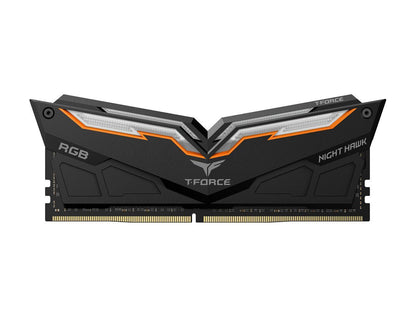 Team T-Force Night Hawk RGB 16GB (2 x 8GB) 288-Pin DDR4 SDRAM DDR4 3200 (PC4 25600) Desktop Memory Model TF1D416G3200HC16CDC01