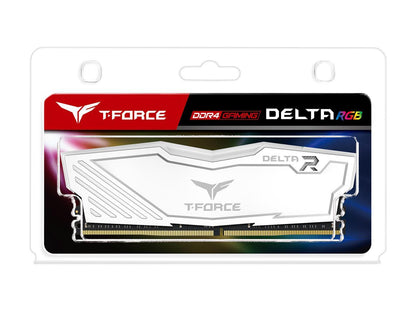 Team T-Force Delta RGB 16GB 288-Pin DDR4 SDRAM DDR4 2666 (PC4 21300) Desktop Memory Model TF4D416G2666HC15B01