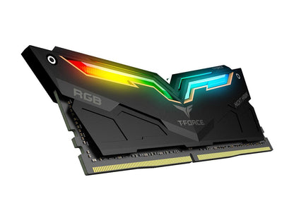 Team T-Force Night Hawk RGB 32GB (2 x 16GB) 288-Pin DDR4 SDRAM DDR4 3000 (PC4 24000) Desktop Memory Model TF1D432G3000HC16CDC01