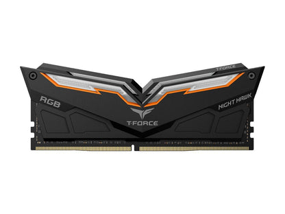 Team T-Force Night Hawk RGB 16GB (2 x 8GB) 288-Pin DDR4 SDRAM DDR4 3600 (PC4 28800) Desktop Memory Model TF1D416G3600HC18EDC01