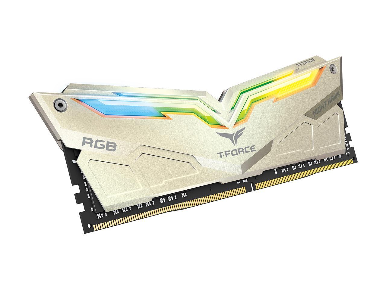 Team T-FORCE NIGHT HAWK Legend RGB 16GB (2 x 8GB) 288-Pin DDR4 SDRAM DDR4 3466 (PC4 27728) Desktop Memory Model TF7D416G3466HC16CDC01
