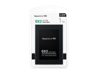 Team GX2 2.5" 1TB SATA III Internal Solid State Drive (SSD) T253X2001T0C101
