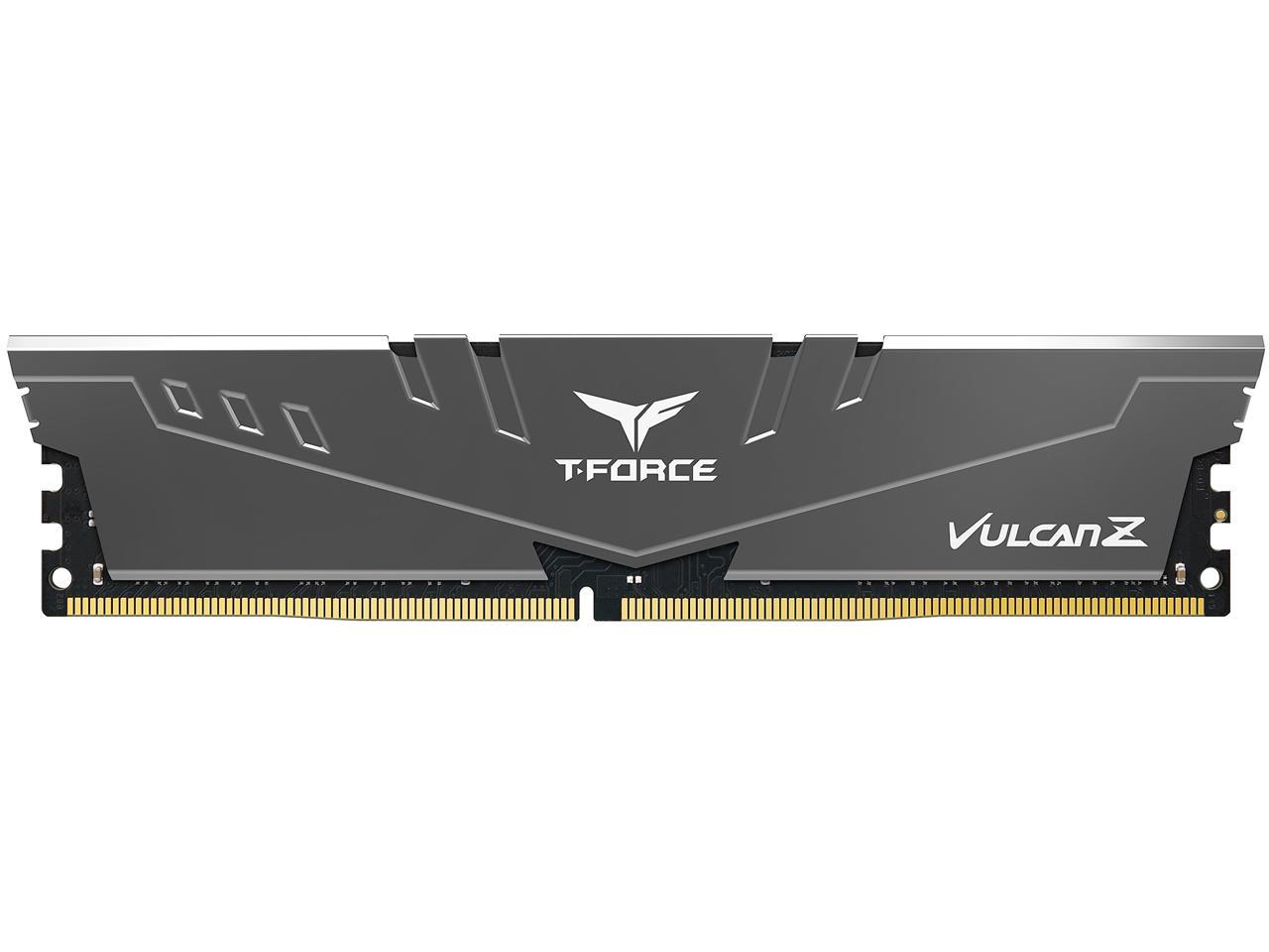 Team T-FORCE VULCAN Z 8GB 288-Pin DDR4 SDRAM DDR4 3200 (PC4 25600) Intel XMP 2.0 Desktop Memory Model TLZGD48G3200HC16C01