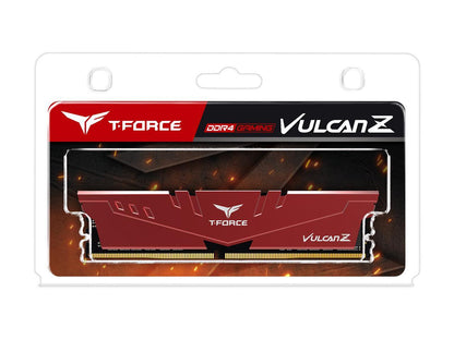 Team T-FORCE VULCAN Z 8GB 288-Pin DDR4 SDRAM DDR4 3000 (PC4 24000) Desktop Memory Model TLZRD48G3000HC16C01