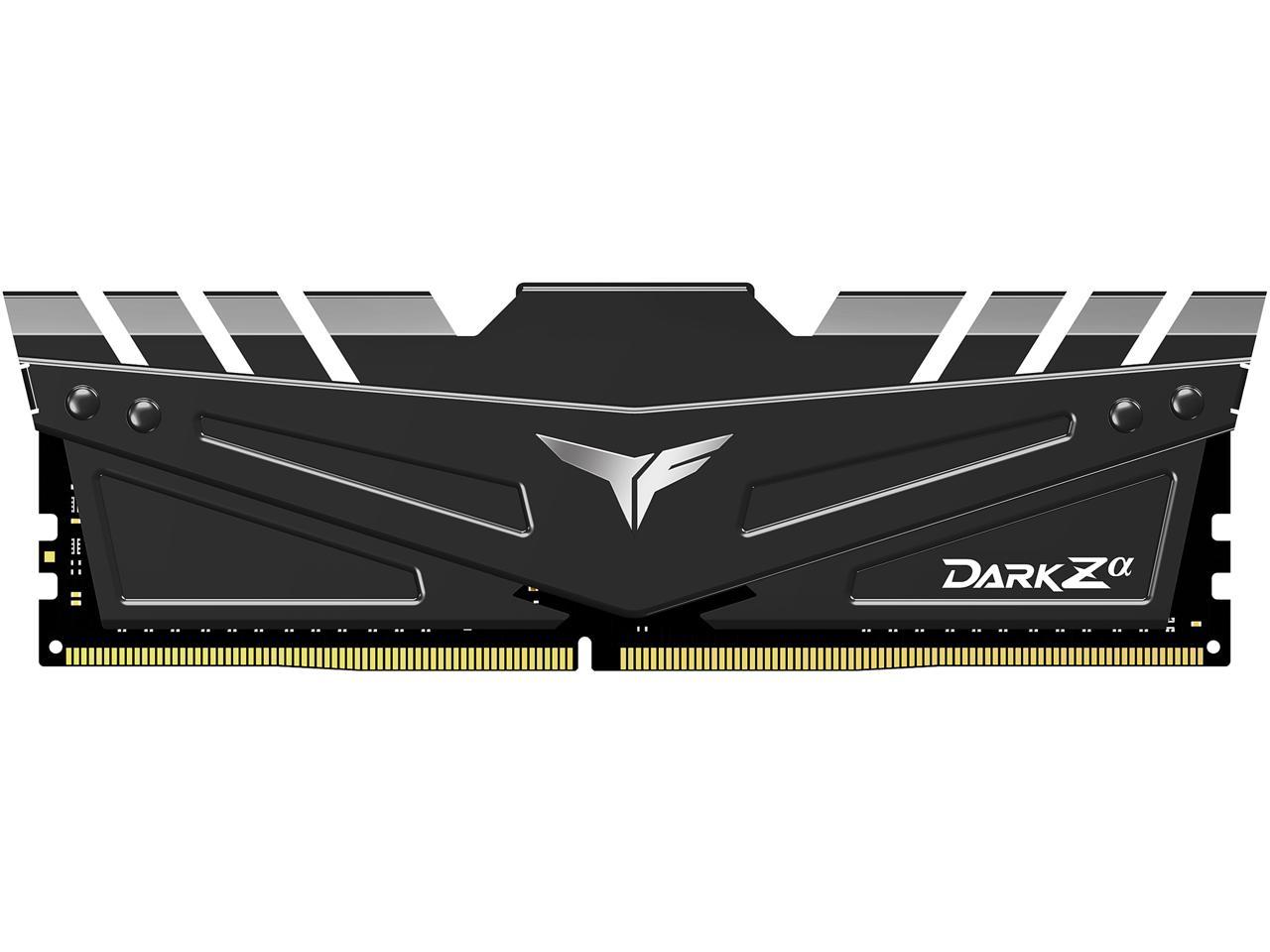 Team T-FORCE DARK Za 32GB (2 x 16GB) 288-Pin DDR4 SDRAM DDR4 3200 (PC4 25600) Desktop Memory (FOR AMD) Model TDZAD432G3200HC16CDC01