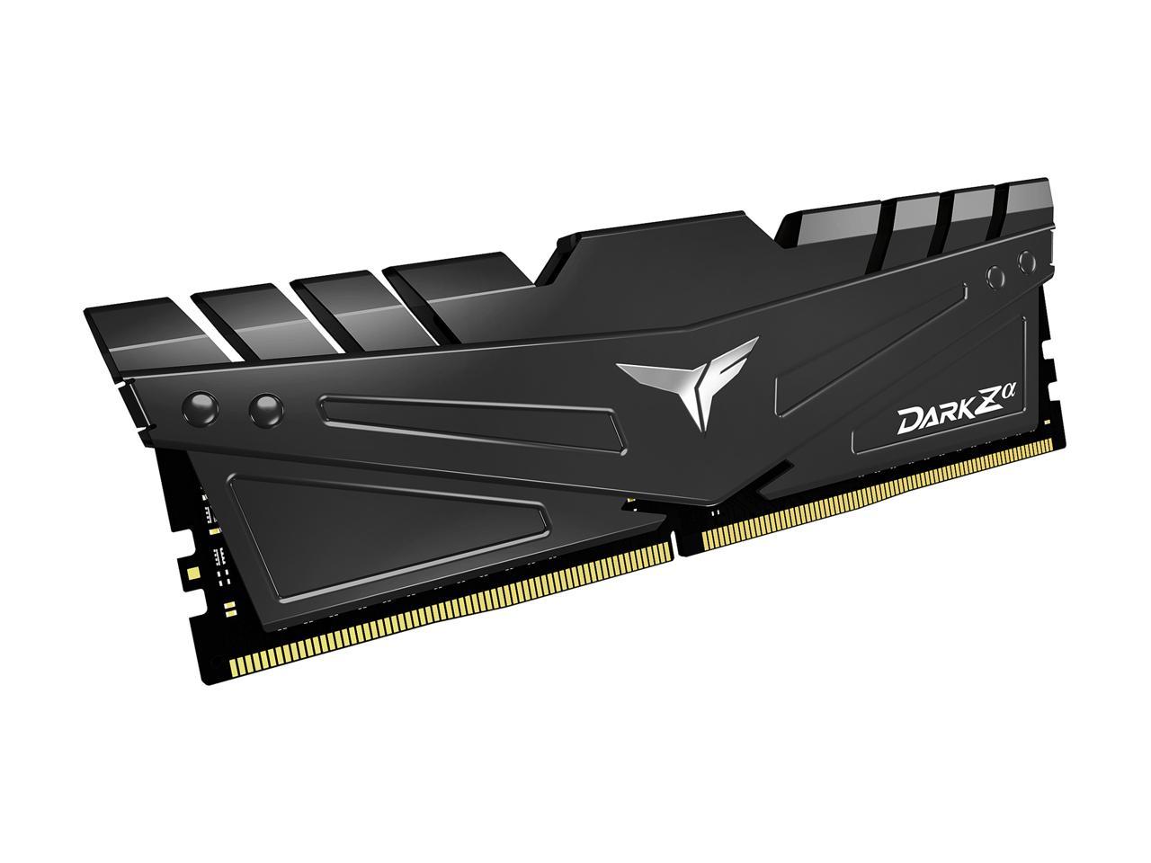 Team T-FORCE DARK Za 16GB (2 x 8GB) 288-Pin DDR4 SDRAM DDR4 3600 (PC4 28800) Desktop Memory (FOR AMD) Model TDZAD416G3600HC18JDC01