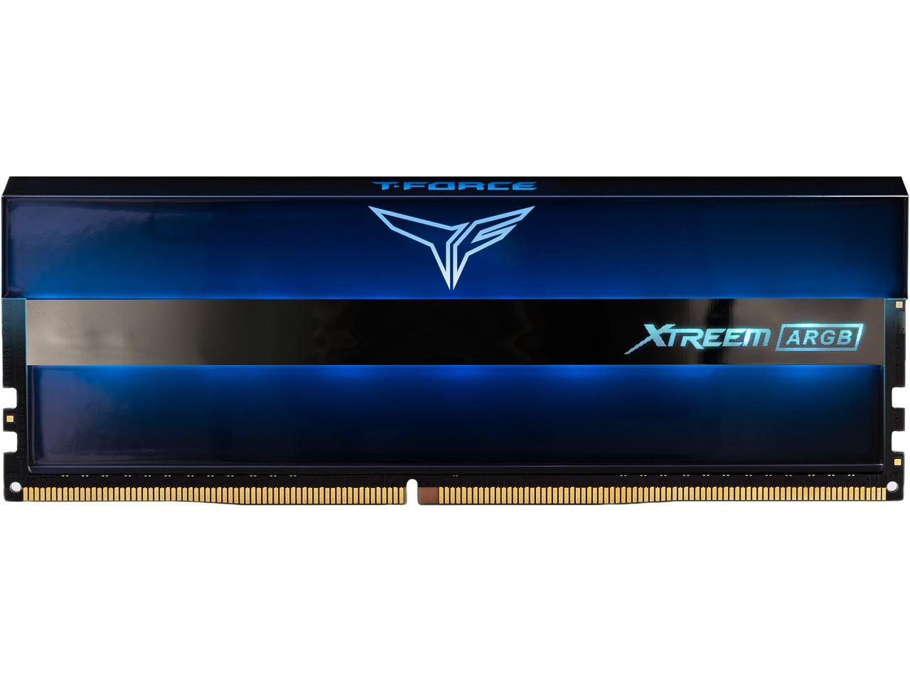 Team T-Force XTREEM ARGB 16GB (2 x 8GB) 288-Pin DDR4 SDRAM DDR4 3600 (PC4 28800) Desktop Memory Model TF10D416G3600HC18JDC01