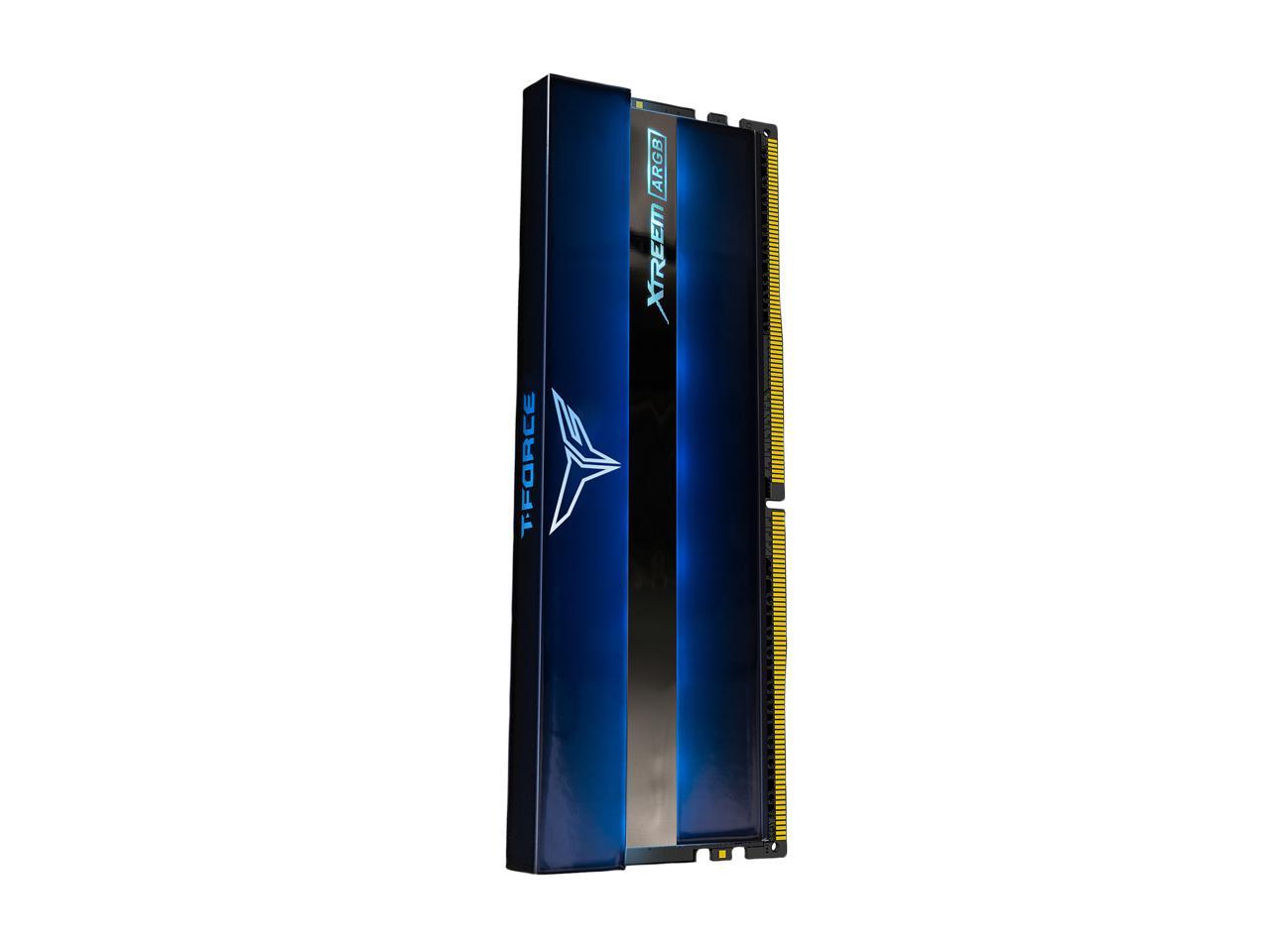 Team T-Force XTREEM ARGB 16GB (2 x 8GB) 288-Pin DDR4 SDRAM DDR4 3600 (PC4 28800) Desktop Memory Model TF10D416G3600HC18JDC01