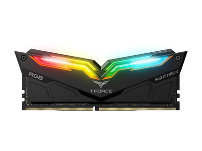 Team T-Force Night Hawk RGB 16GB (2 x 8GB) 288-Pin DDR4 SDRAM DDR4 3600 (PC4 28800) Desktop Memory Model TF1D416G3600HC18JDC01