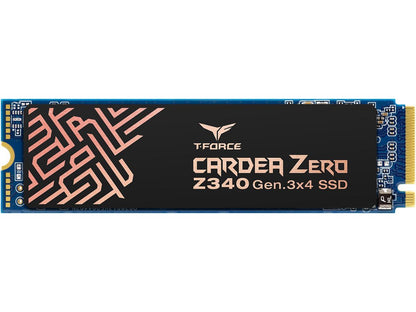 Team T-FORCE CARDEA ZERO Z340 M.2 2280 1TB PCIe Gen3 x4 with NVMe 1.3 Internal Solid State Drive (SSD) TM8FP9001T0C311