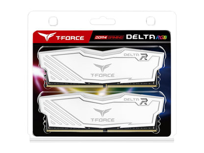 Team T-Force Delta RGB 32GB (2 x 16GB) 288-Pin DDR4 SDRAM DDR4 3600 (PC4 28800) Intel XMP 2.0 Desktop Memory Model TF4D432G3600HC18JDC01