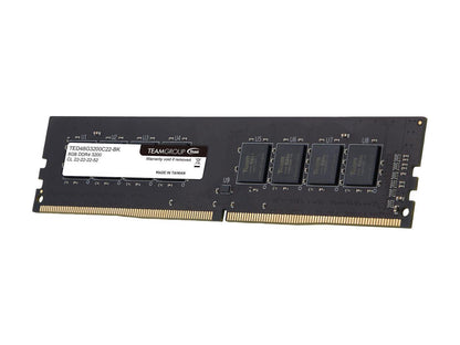 Team Elite 8GB 288-Pin DDR4 SDRAM DDR4 3200 (PC4 25600) Desktop Memory Model TED48G3200C2201