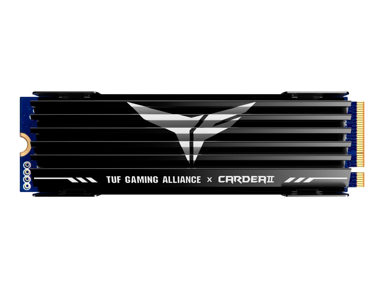 Team T-FORCE CARDEA II TUF Gaming Alliance M.2 2280 512GB PCIe 3.0 x4 with NVMe 1.3 Internal Solid State Drive (SSD) TM8FPB512G0C310