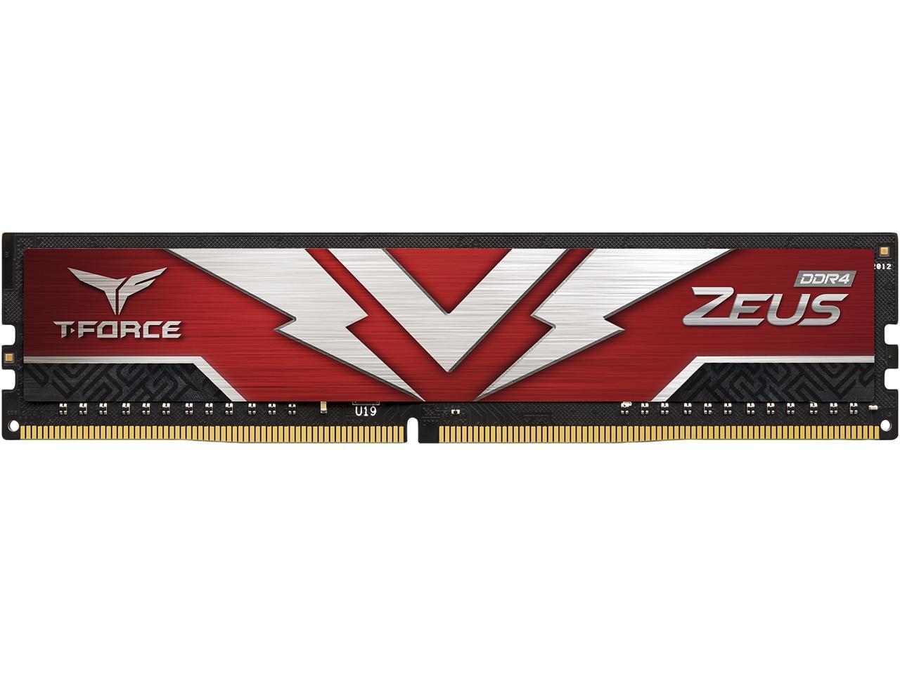 Team T-FORCE ZEUS 32GB (2 x 16GB) 288-Pin DDR4 SDRAM DDR4 3200 (PC4 25600) Desktop Memory Model TTZD432G3200HC20DC01