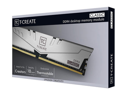 Team T-Create Classic 10 LAYERS 16GB (2 x 8GB) 288-Pin DDR4 SDRAM DDR4 3200 (PC4 25600) Desktop Memory Model TTCCD416G3200HC22DC01