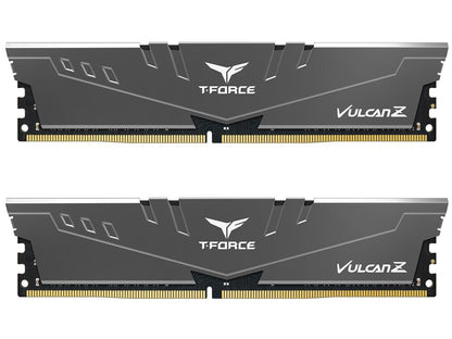 Team T-FORCE VULCAN Z 32GB (2 x 16GB) 288-Pin PC RAM DDR4 3200 (PC4 25600) Intel XMP 2.0 Desktop Memory Model TLZGD432G3200HC16FDC01