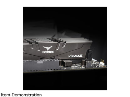 Team T-FORCE VULCAN Z 32GB (2 x 16GB) 288-Pin PC RAM DDR4 3200 (PC4 25600) Intel XMP 2.0 Desktop Memory Model TLZGD432G3200HC16FDC01