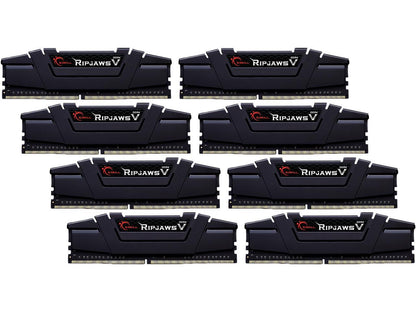 G.SKILL Ripjaws V Series 256GB (8 x 32GB) 288-Pin DDR4 SDRAM DDR4 3600 (PC4 28800) Intel XMP 2.0 Desktop Memory Model F4-3600C18Q2-256GVK