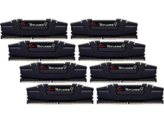 G.SKILL Ripjaws V Series 256GB (8 x 32GB) 288-Pin DDR4 SDRAM DDR4 3600 (PC4 28800) Intel XMP 2.0 Desktop Memory Model F4-3600C18Q2-256GVK