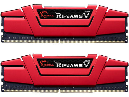 G.SKILL Ripjaws V Series 32GB (2 x 16GB) 288-Pin DDR4 SDRAM DDR4 2666 (PC4 21300) Desktop Memory Model F4-2666C19D-32GVR