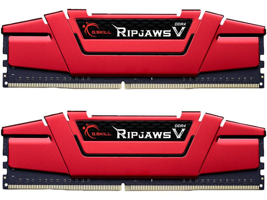G.SKILL Ripjaws V Series 32GB (2 x 16GB) 288-Pin DDR4 SDRAM DDR4 2666 (PC4 21300) Desktop Memory Model F4-2666C19D-32GVR