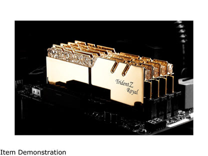 G.SKILL Trident Z Royal Series 16GB (2 x 8GB) 288-Pin DDR4 SDRAM DDR4 4000 (PC4 32000) Intel XMP 2.0 Desktop Memory Model F4-4000C17D-16GTRGB