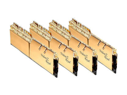 G.SKILL Trident Z Royal Series 32GB (4 x 8GB) 288-Pin DDR4 SDRAM DDR4 4000 (PC4 32000) Intel XMP 2.0 Desktop Memory Model F4-4000C17Q-32GTRGB