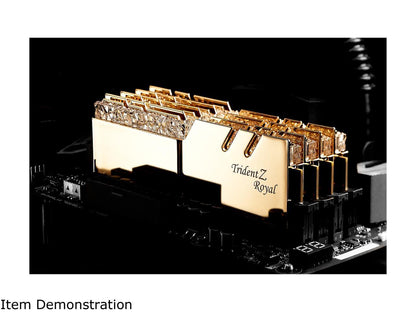 G.SKILL Trident Z Royal Series 32GB (4 x 8GB) 288-Pin DDR4 SDRAM DDR4 4000 (PC4 32000) Intel XMP 2.0 Desktop Memory Model F4-4000C17Q-32GTRGB