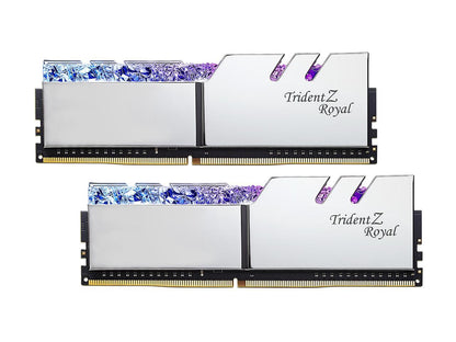 G.SKILL Trident Z Royal Series 32GB (2 x 16GB) 288-Pin DDR4 SDRAM DDR4 4000 (PC4 32000) Intel XMP 2.0 Desktop Memory Model F4-4000C17D-32GTRSB