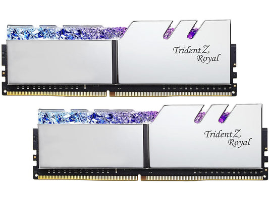 G.SKILL Trident Z Royal Series 32GB (2 x 16GB) 288-Pin DDR4 SDRAM DDR4 4266 (PC4 34100) Intel XMP 2.0 Desktop Memory Model F4-4266C17D-32GTRSB