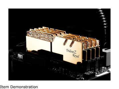 G.SKILL Trident Z Royal Series 32GB (2 x 16GB) 288-Pin DDR4 SDRAM DDR4 4266 (PC4 34100) Intel XMP 2.0 Desktop Memory Model F4-4266C17D-32GTRGB