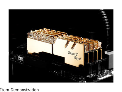 G.SKILL Trident Z Royal Series 64GB (2 x 32GB) 288-Pin DDR4 SDRAM DDR4 3600 (PC4 28800) Intel XMP 2.0 Desktop Memory Model F4-3600C16D-64GTRG