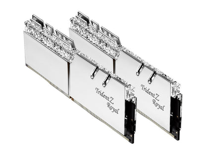 G.SKILL Trident Z Royal Series 64GB (2 x 32GB) 288-Pin DDR4 SDRAM DDR4 3600 (PC4 28800) Intel XMP 2.0 Desktop Memory Model F4-3600C16D-64GTRS