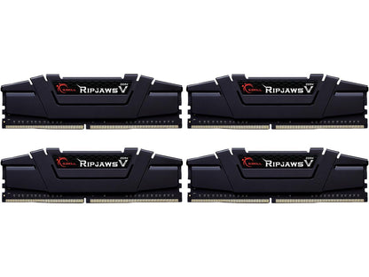 G.SKILL Ripjaws V Series 128GB (4 x 32GB) 288-Pin DDR4 SDRAM DDR4 4000 (PC4 32000) Intel XMP 2.0 Desktop Memory Model F4-4000C18Q-128GVK