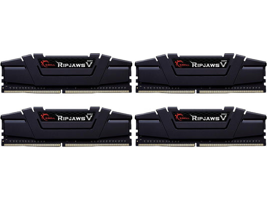 G.SKILL Ripjaws V Series 128GB (4 x 32GB) 288-Pin DDR4 SDRAM DDR4 4000 (PC4 32000) Intel XMP 2.0 Desktop Memory Model F4-4000C18Q-128GVK