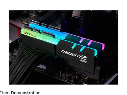 G.SKILL TridentZ RGB Series 32GB (2 x 16GB) 288-Pin DDR4 SDRAM DDR4 3600 (PC4 28800) Intel XMP 2.0 Desktop Memory Model F4-3600C14D-32GTZR