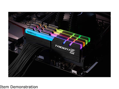 G.SKILL TridentZ RGB Series 64GB (4 x 16GB) 288-Pin DDR4 SDRAM DDR4 3600 (PC4 28800) Intel XMP 2.0 Desktop Memory Model F4-3600C14Q-64GTZR