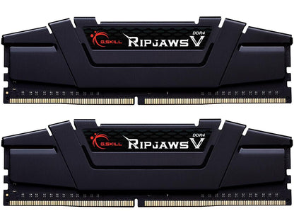 G.SKILL Ripjaws V Series 64GB (2 x 32GB) 288-Pin DDR4 SDRAM DDR4 3200 (PC4 25600) Intel XMP 2.0 Desktop Memory Model F4-3200C14D-64GVK