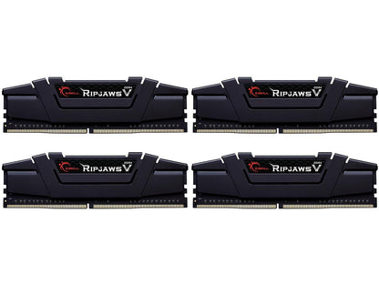 G.SKILL Ripjaws V Series 128GB (4 x 32GB) 288-Pin DDR4 SDRAM DDR4 3200 (PC4 25600) Intel XMP 2.0 Desktop Memory Model F4-3200C14Q-128GVK