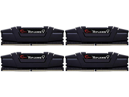 G.SKILL Ripjaws V Series 128GB (4 x 32GB) 288-Pin DDR4 SDRAM DDR4 3200 (PC4 25600) Intel XMP 2.0 Desktop Memory Model F4-3200C14Q-128GVK