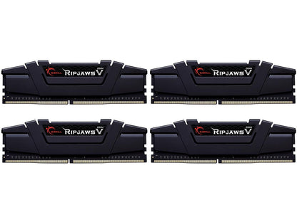 G.SKILL Ripjaws V Series 64GB (4 x 16GB) 288-Pin DDR4 SDRAM DDR4 3600 (PC4 28800) Intel XMP 2.0 Desktop Memory Model F4-3600C14Q-64GVK