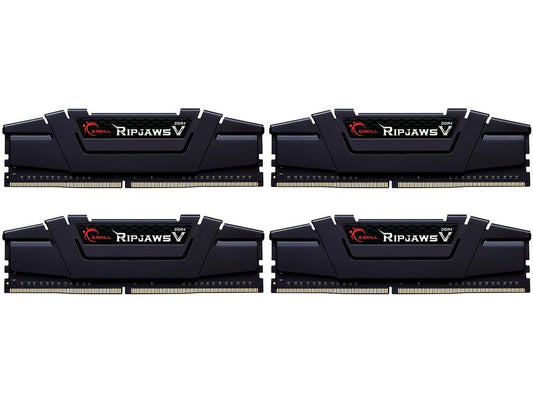 G.SKILL Ripjaws V Series 64GB (4 x 16GB) 288-Pin DDR4 SDRAM DDR4 3600 (PC4 28800) Intel XMP 2.0 Desktop Memory Model F4-3600C14Q-64GVK