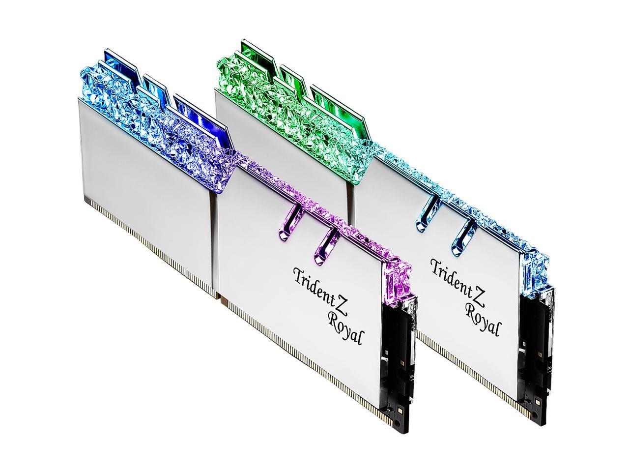 G.SKILL Trident Z Royal Series 32GB (2 x 16GB) 288-Pin PC RAM DDR4 4000 (PC4 32000) Intel XMP 2.0 Desktop Memory Model F4-4000C18D-32GTRS