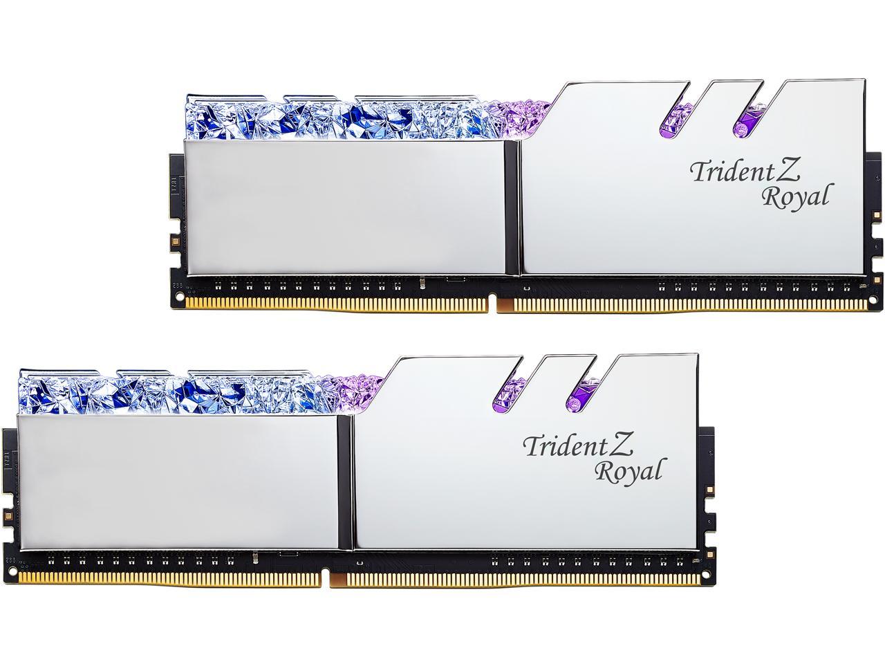 G.SKILL Trident Z Royal Series 32GB (2 x 16GB) 288-Pin PC RAM DDR4 4000 (PC4 32000) Intel XMP 2.0 Desktop Memory Model F4-4000C18D-32GTRS