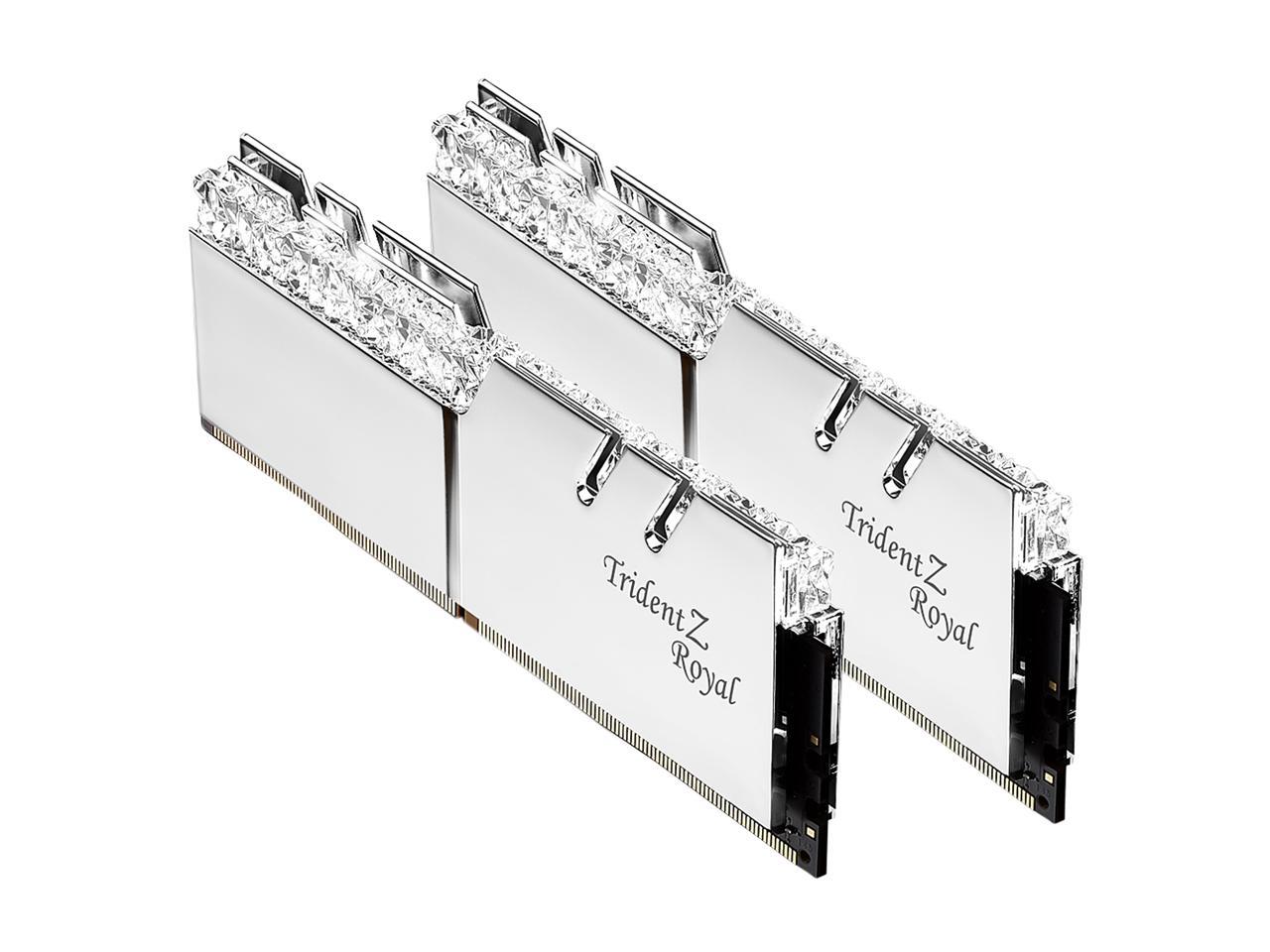 G.SKILL Trident Z Royal Series 16GB (2 x 8GB) 288-Pin PC RAM DDR4 4000 (PC4 32000) Desktop Memory Model F4-4000C16D-16GTRSA