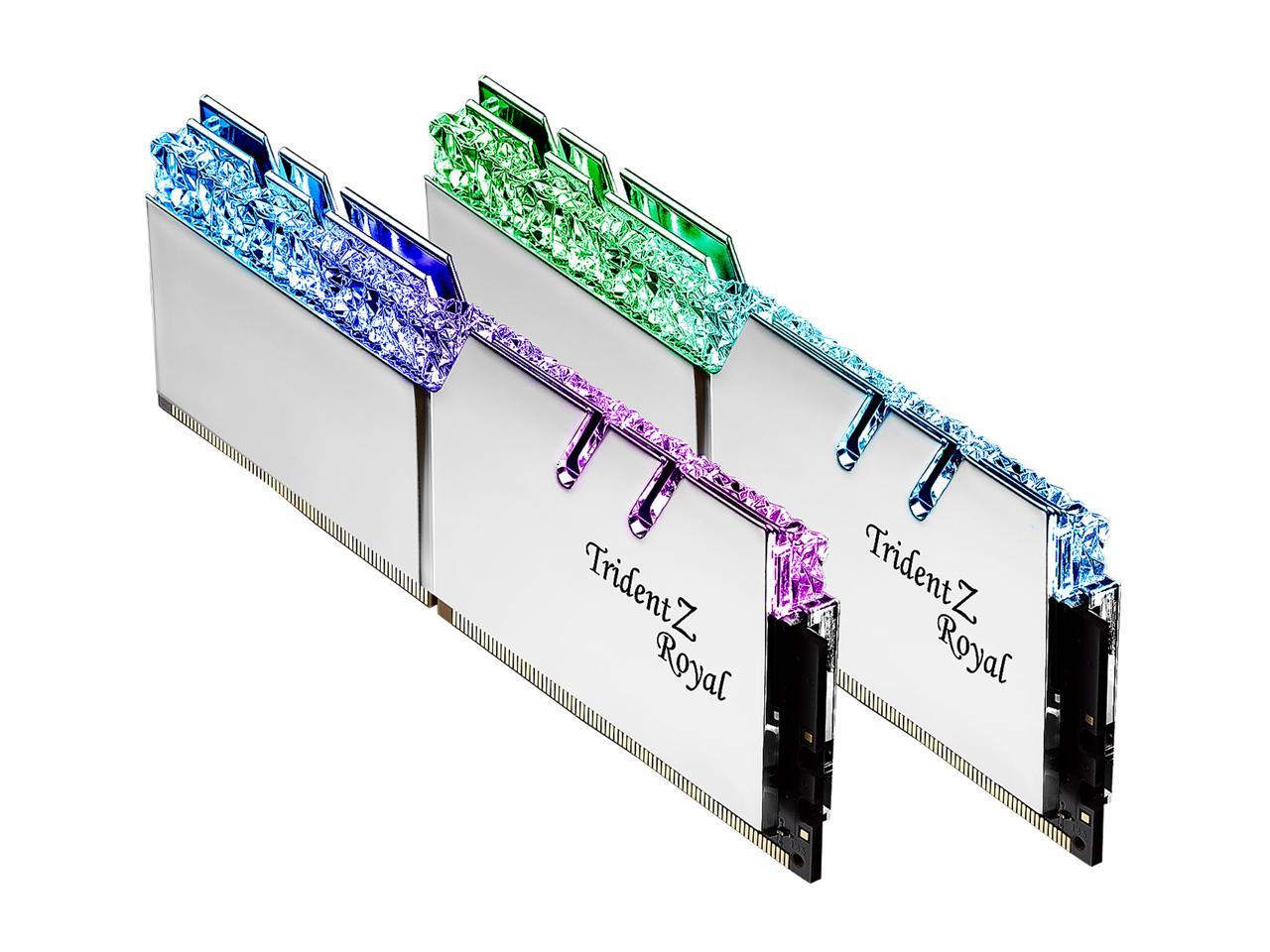 G.SKILL Trident Z Royal Series 32GB (2 x 16GB) 288-Pin PC RAM DDR4 4000 (PC4 32000) Desktop Memory Model F4-4000C16D-32GTRSA