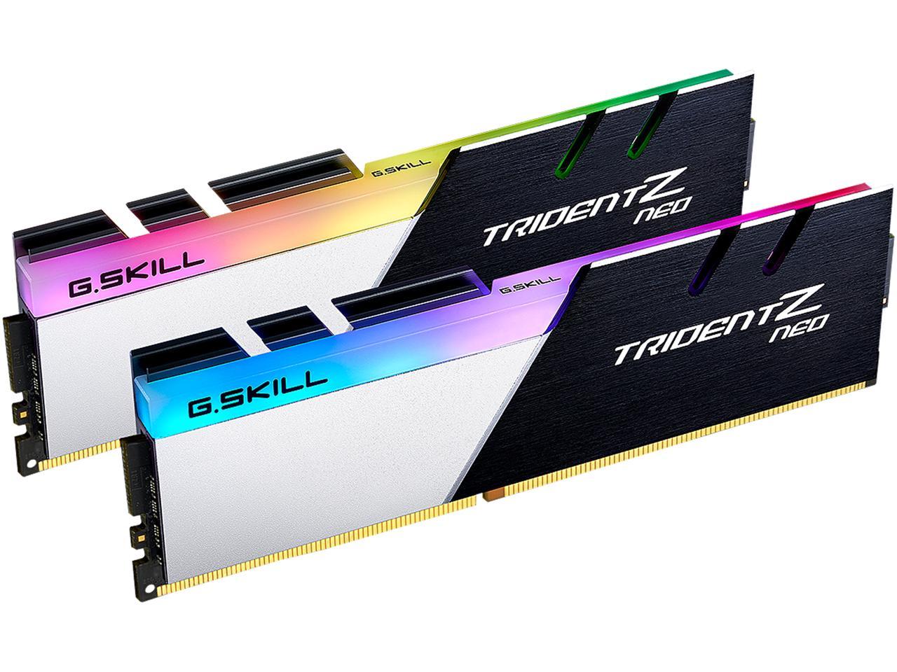 G.SKILL Trident Z Neo Series 16GB (2 x 8GB) 288-Pin PC RAM DDR4 4000 (PC4 32000) Intel XMP 2.0 Desktop Memory Model F4-4000C16D-16GTZNA