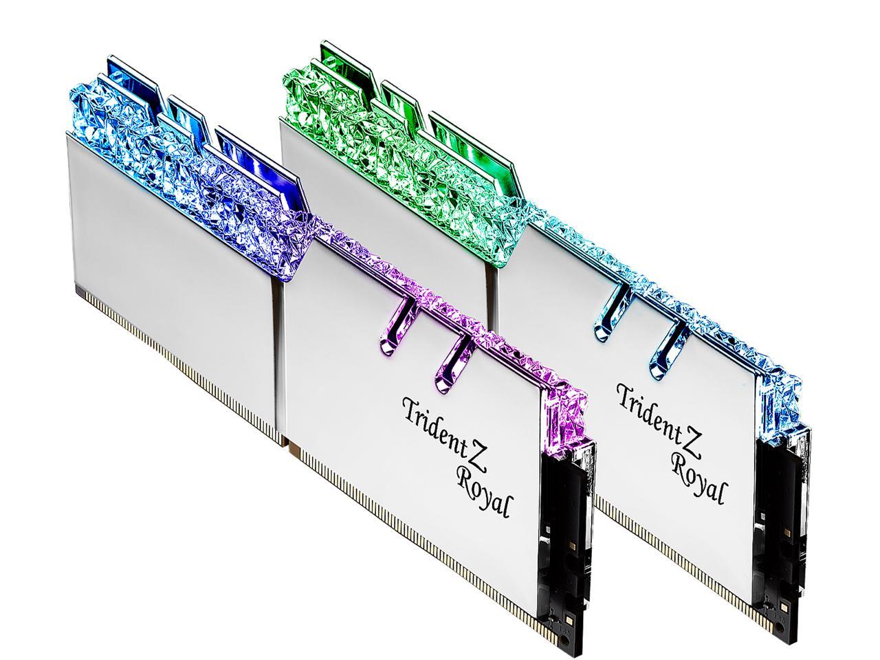 G.SKILL Trident Z Royal Series 16GB (2 x 8GB) 288-Pin PC RAM DDR4 5066 (PC4-41000) Intel XMP 2.0 Desktop Memory Model F4-5066C20D-16GTRS