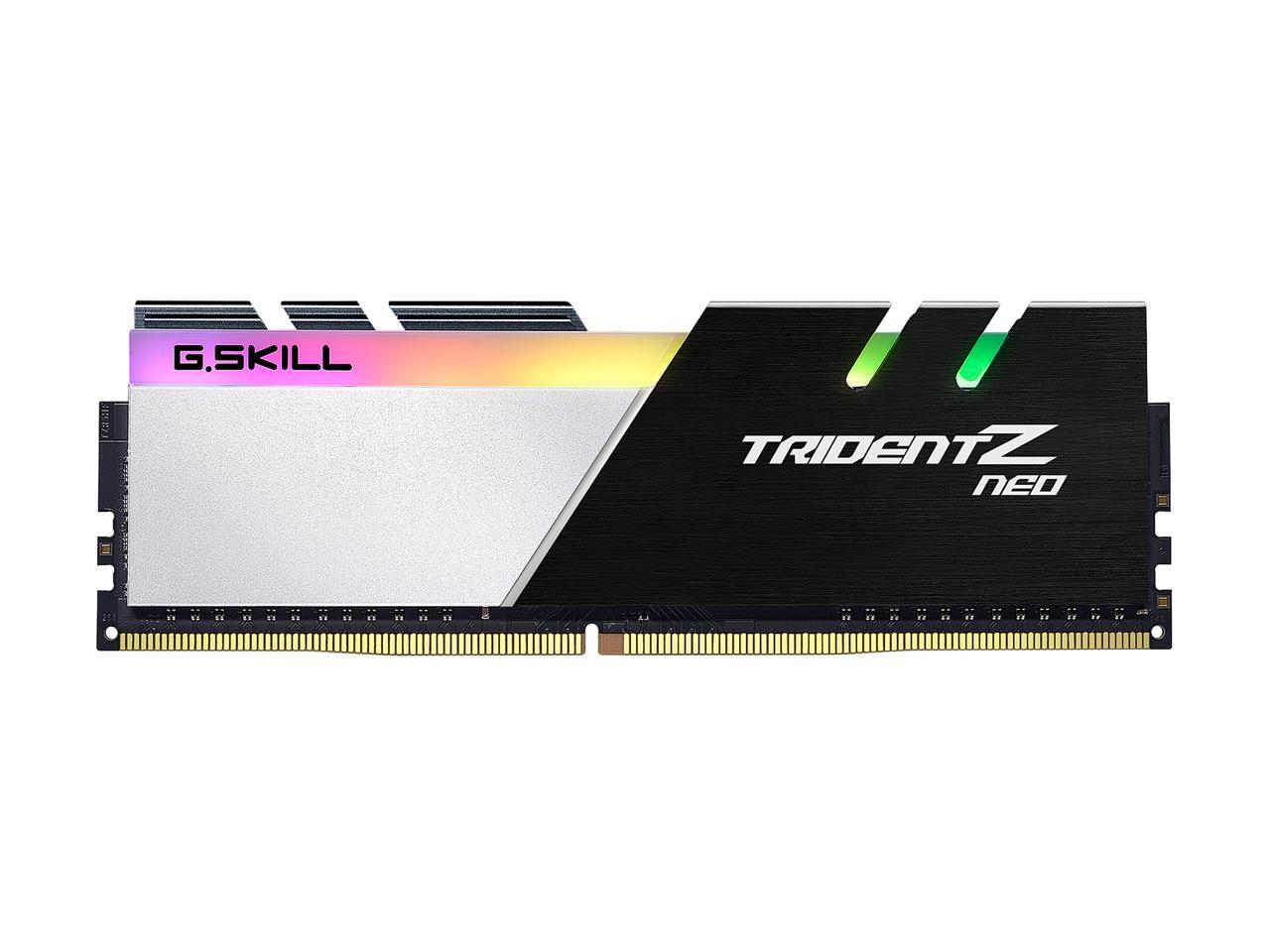 G.SKILL Trident Z Neo Series 16GB (2 x 8GB) DDR4 3600 (PC4 28800) Intel XMP 2.0 Desktop Memory Model F4-3600C14D-16GTZNA